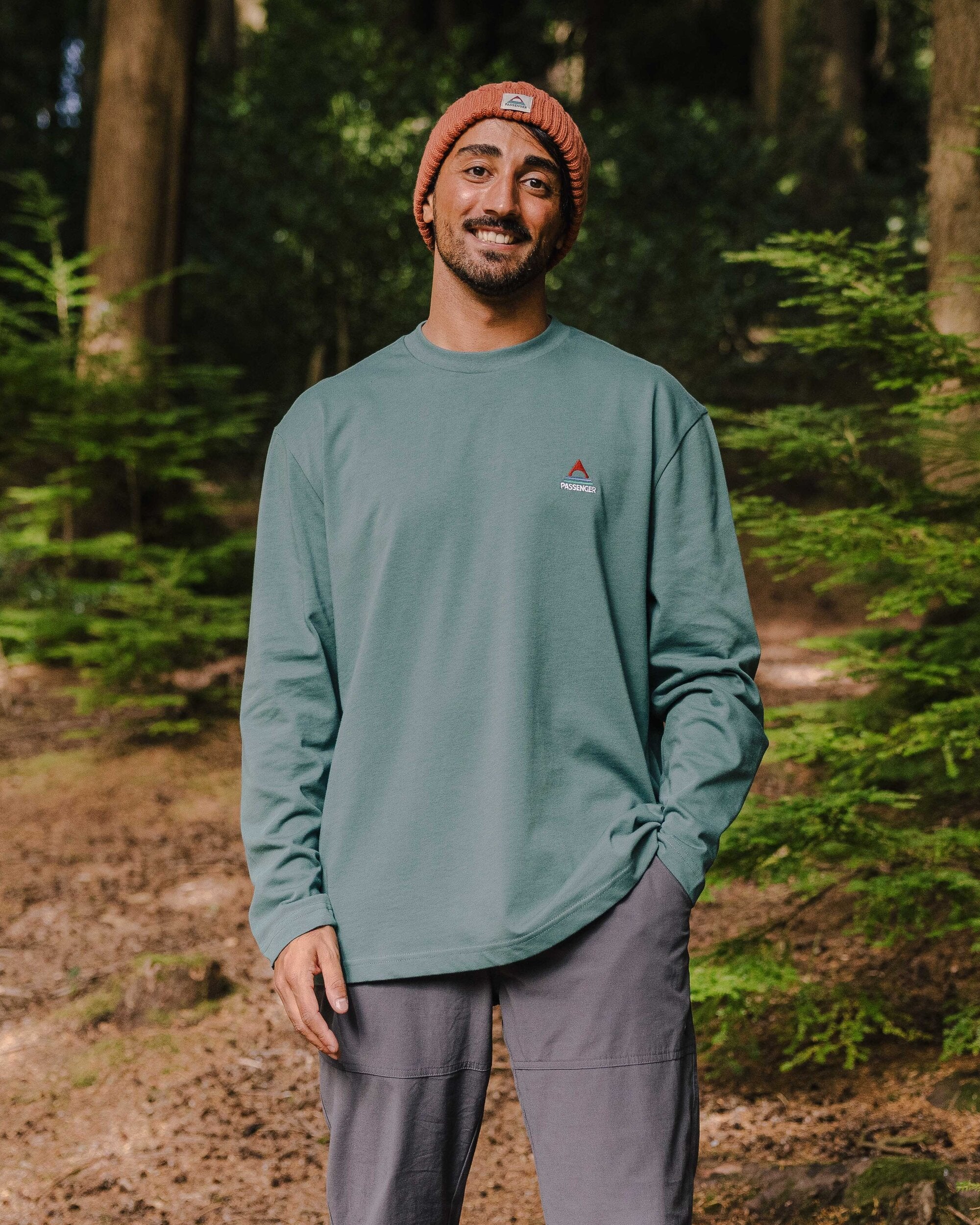 Vita Organic Cotton Relaxed Fit LS T-shirt - Deep Ocean - Image 5